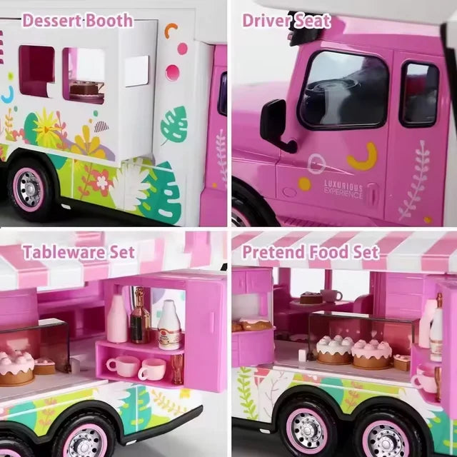 Truck with Food Set for Girls