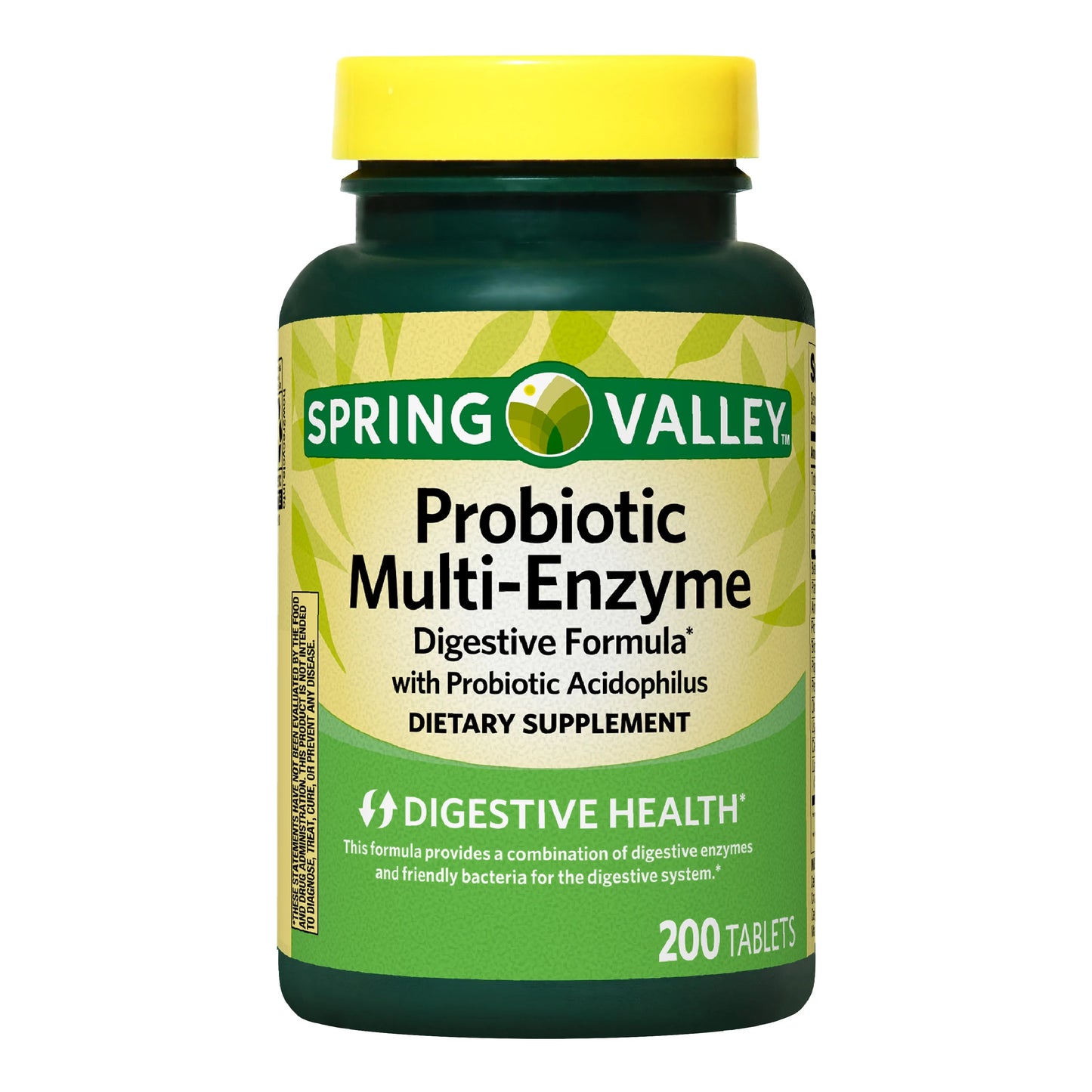 Spring Valley Probiotic Multi-Enzyme Digestive Formula Tablets 200 Count