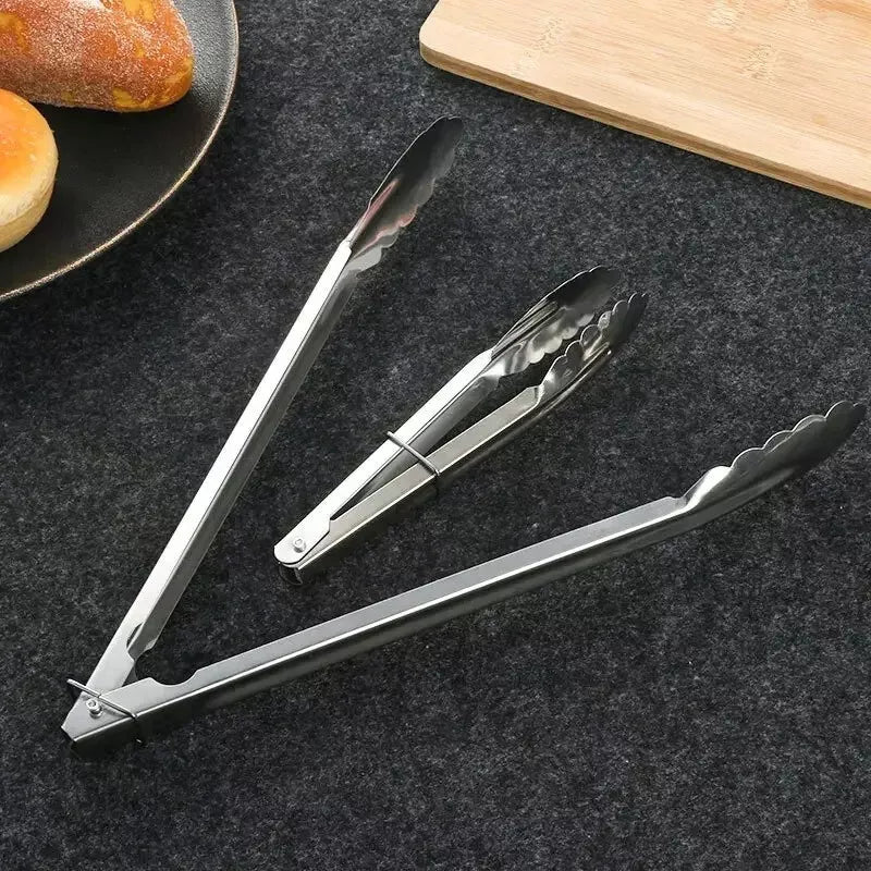 Stainless Steel Kitchen Food Tongs Household Products Cooking Utensils Cookware