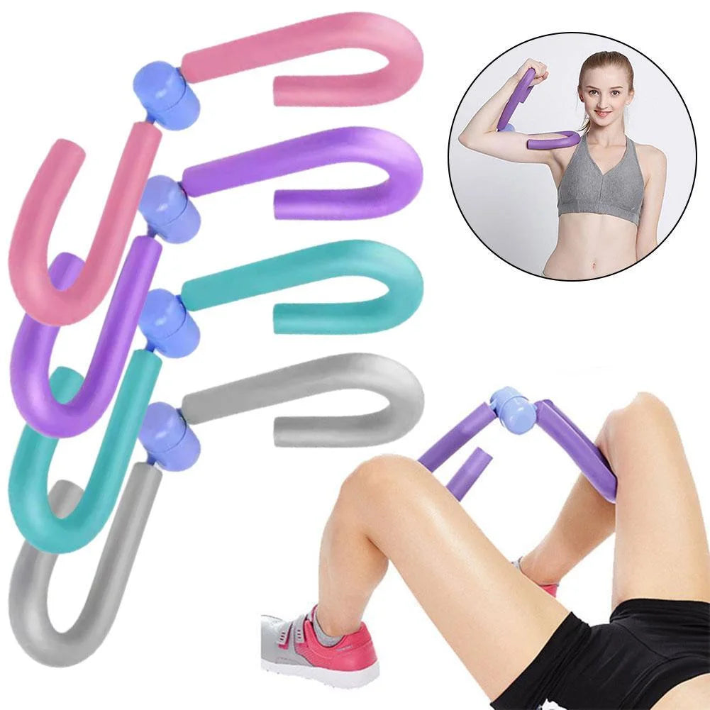 Thigh Master Muscle Toner for Leg and Arm Exercise, Multi-Color, Portable Home Fitness Equipment