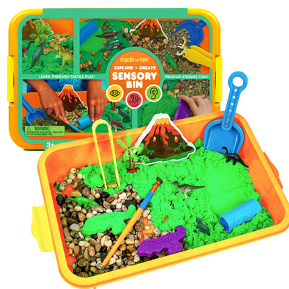 Made By Me! Explore + Create Dinosaur Sensory Bin