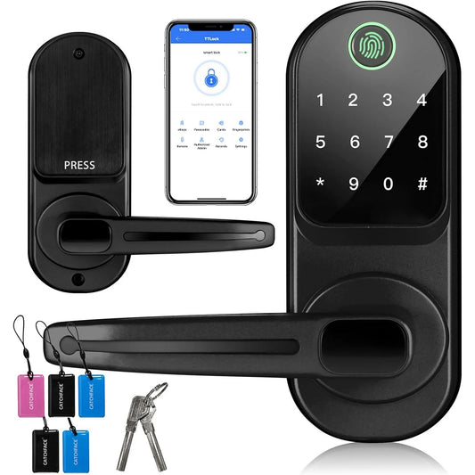 Smart Lock, CATCHFACE Fingerprint Door Lock Digital Door Lock, TTLock Smart Lock