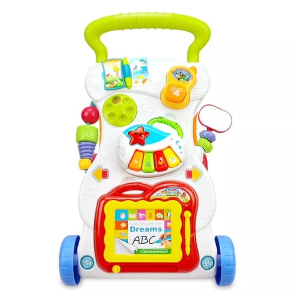 Baby Walker Stroller Play Activity Music Lighting Kids Ride On Toy Car 2 IN 1 US