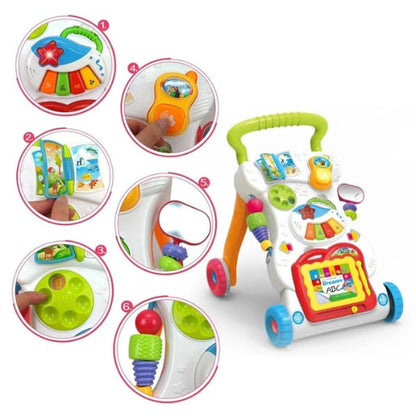 Baby Walker Stroller Play Activity Music Lighting Kids Ride On Toy Car 2 IN 1 US