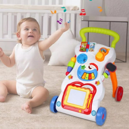 Baby Walker Stroller Play Activity Music Lighting Kids Ride On Toy Car 2 IN 1 US