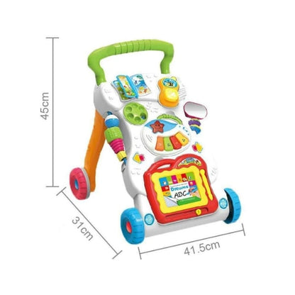 Baby Walker Stroller Play Activity Music Lighting Kids Ride On Toy Car 2 IN 1 US