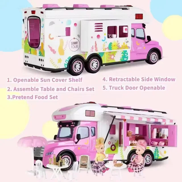 Truck with Food Set for Girls