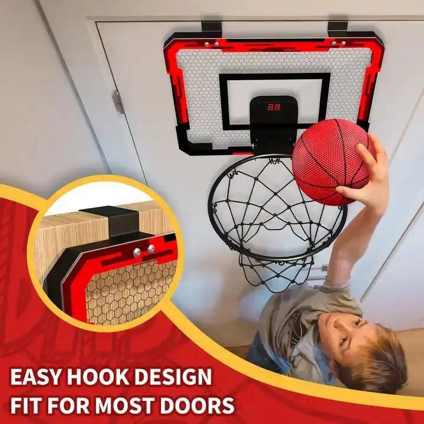 OZUAZ Basketball Hoop Toys Set