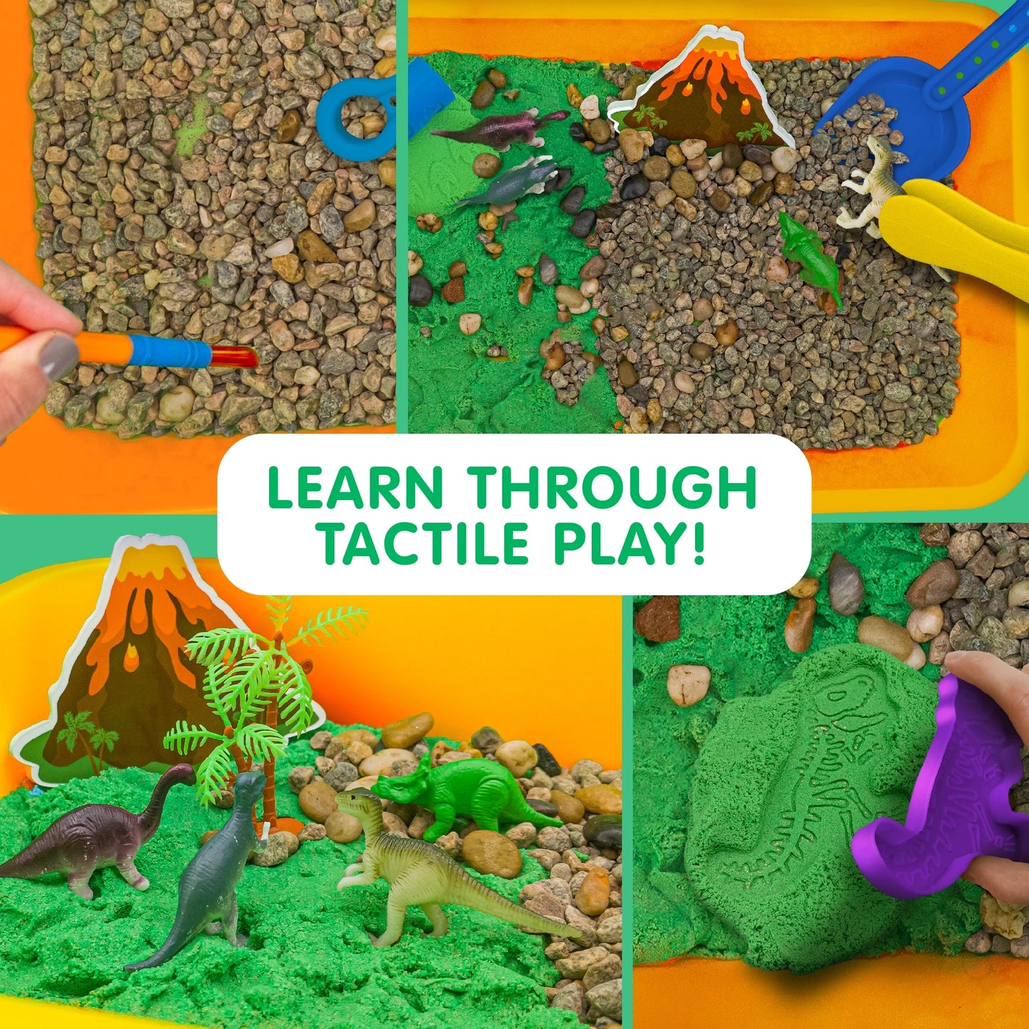 Made By Me! Explore + Create Dinosaur Sensory Bin