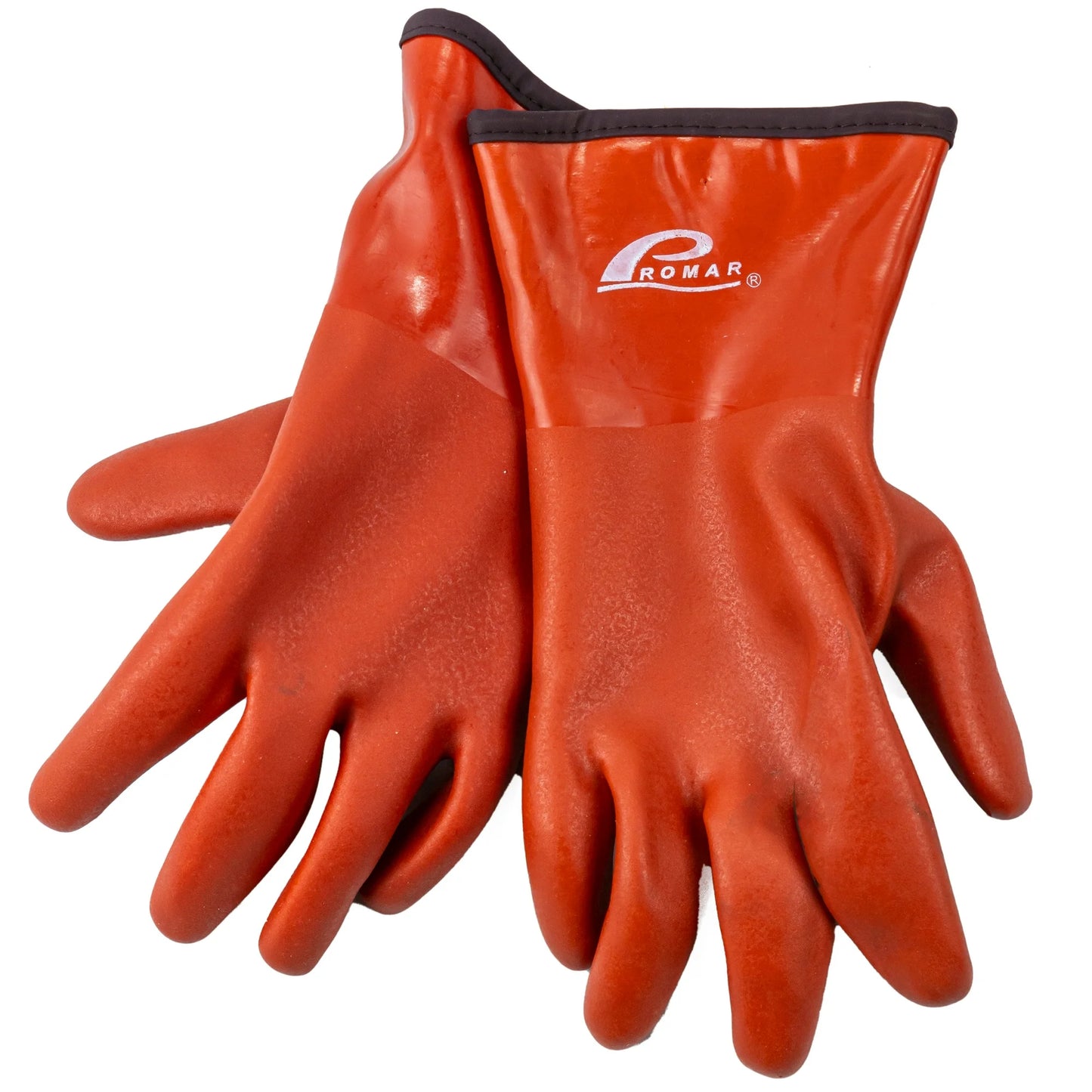 Promar Fleece Insulated Pro grip Fishing Gloves Size: X-Large Orange