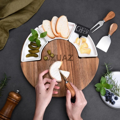 OZUAZ Dishwasher Safe Cheese Board and Platter