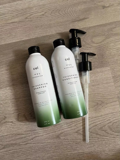 CEL MD Micro stem Thickening Biotin and Arginine Shampoo and conditioner